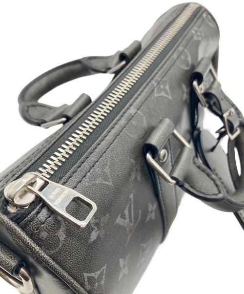 LOUIS VUITTON（ルイ ヴィトン）LOUIS VUITTON (ルイ ヴィトン) キーポル・バンドリエール25 / ブラッシュド・モノグラム ブラック サイズ:25の古着・服飾アイテム