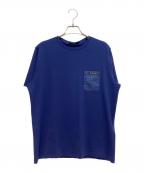 PRADAプラダ）の古着「ポケットTシャツ」｜ブルー