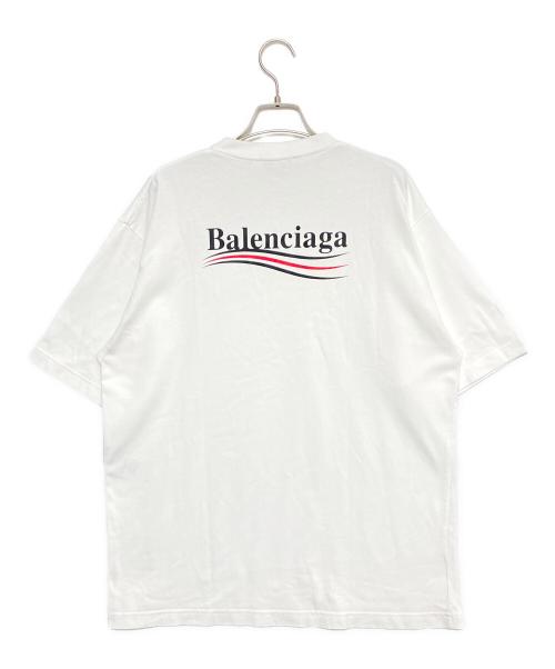 BALENCIAGA（バレンシアガ）BALENCIAGA (バレンシアガ) キャンペーンロゴTシャツ ホワイト サイズ:XSの古着・服飾アイテム