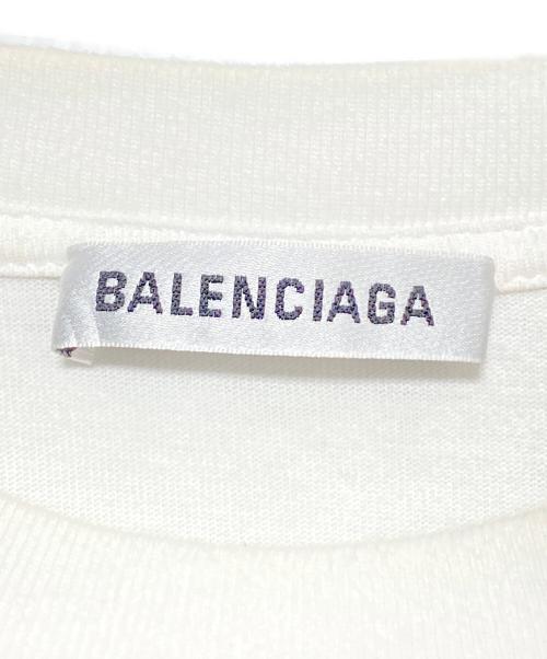 BALENCIAGA（バレンシアガ）BALENCIAGA (バレンシアガ) キャンペーンロゴTシャツ ホワイト サイズ:XSの古着・服飾アイテム