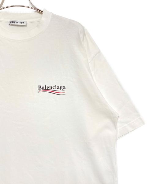 BALENCIAGA（バレンシアガ）BALENCIAGA (バレンシアガ) キャンペーンロゴTシャツ ホワイト サイズ:XSの古着・服飾アイテム