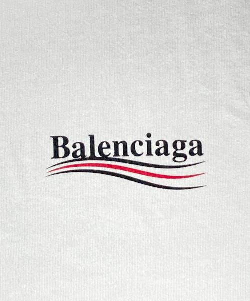 BALENCIAGA（バレンシアガ）BALENCIAGA (バレンシアガ) キャンペーンロゴTシャツ ホワイト サイズ:XSの古着・服飾アイテム