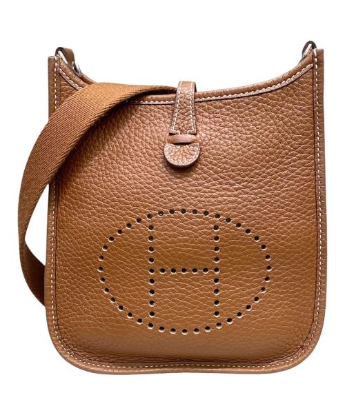HERMES（エルメス）HERMES (エルメス) エブリン TPM/シルバー金具/トリヨンクレマンス/ゴールド/U刻印 ブラウン サイズ:TPMの古着・服飾アイテム