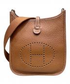 HERMESエルメス）の古着「エブリン TPM/シルバー金具/トリヨンクレマンス/ゴールド/U刻印」｜ブラウン