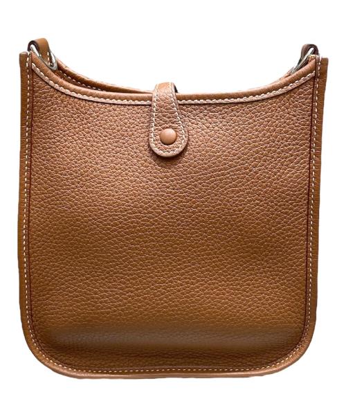 HERMES（エルメス）HERMES (エルメス) エブリン TPM/シルバー金具/トリヨンクレマンス/ゴールド/U刻印 ブラウン サイズ:TPMの古着・服飾アイテム