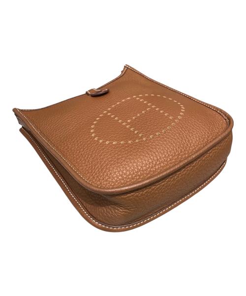 HERMES（エルメス）HERMES (エルメス) エブリン TPM/シルバー金具/トリヨンクレマンス/ゴールド/U刻印 ブラウン サイズ:TPMの古着・服飾アイテム