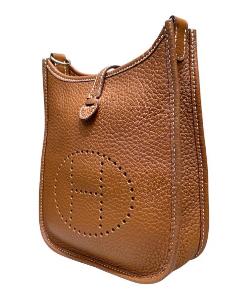 HERMES（エルメス）HERMES (エルメス) エブリン TPM/シルバー金具/トリヨンクレマンス/ゴールド/U刻印 ブラウン サイズ:TPMの古着・服飾アイテム