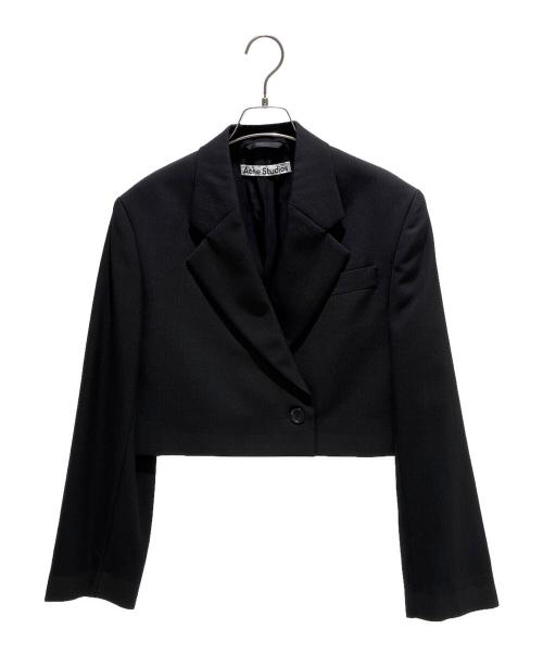 Acne studios（アクネ ストゥディオス）Acne studios (アクネ ストゥディオス) クロップドジャケット ブラック サイズ:34の古着・服飾アイテム