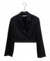 Acne studios（アクネ ストゥディオス）の古着「クロップドジャケット」｜ブラック