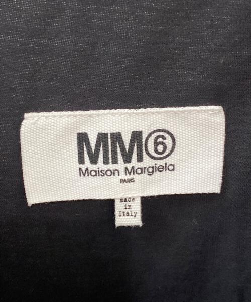 MM6 Maison Margiela（エムエムシックスメゾンマルジェラ）MM6 Maison Margiela (エムエムシックスメゾンマルジェラ) クロップドTシャツ ブラック サイズ:Sの古着・服飾アイテム