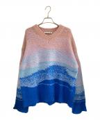 Acne studiosアクネ ストゥディオス）の古着「グラデーションニット」｜ピンク