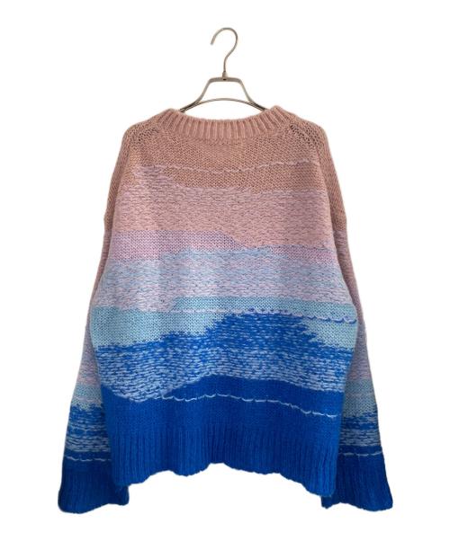 Acne studios（アクネ ストゥディオス）Acne studios (アクネ ストゥディオス) グラデーションニット ピンク サイズ:Sの古着・服飾アイテム