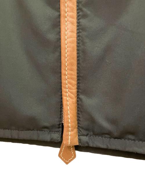 HERMES（エルメス）HERMES (エルメス) レザーパイピングスイングトップ ブラック サイズ:52の古着・服飾アイテム