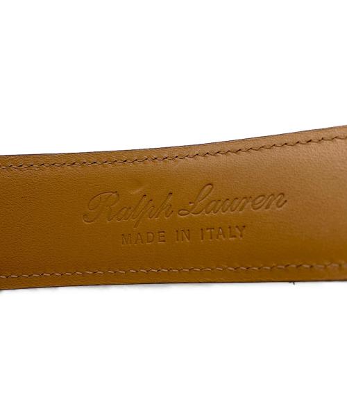 RALPH LAUREN Purple Label（ラルフ ローレン パープル レーベル）RALPH LAUREN Purple Label (ラルフ ローレン パープル レーベル) スウェードベルト パープル サイズ:38/95の古着・服飾アイテム