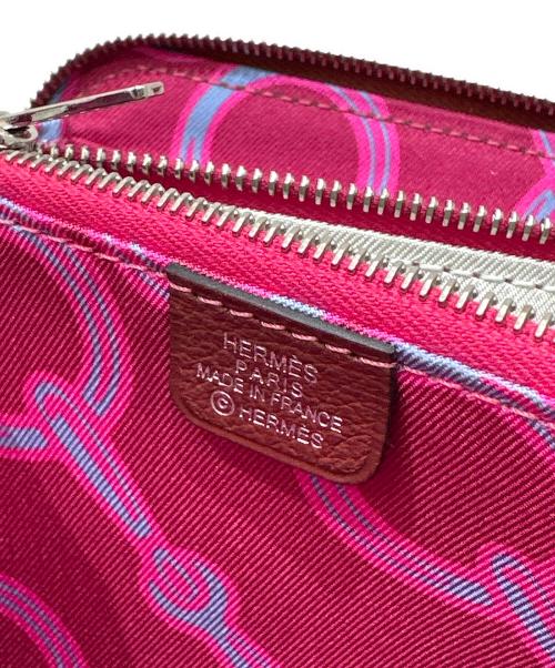 HERMES（エルメス）HERMES (エルメス) アザップコンパクトシルクイン レッドブラウン系の古着・服飾アイテム