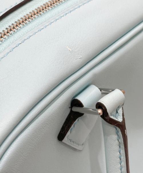 HERMES（エルメス）HERMES (エルメス) ハンドバッグ スカイブルー サイズ:20　　の古着・服飾アイテム