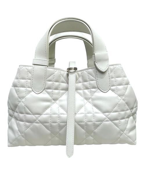 Christian Dior（クリスチャン ディオール）Christian Dior (クリスチャン ディオール) Toujours/トゥジュール ハンドバッグ アイボリー サイズ:-の古着・服飾アイテム