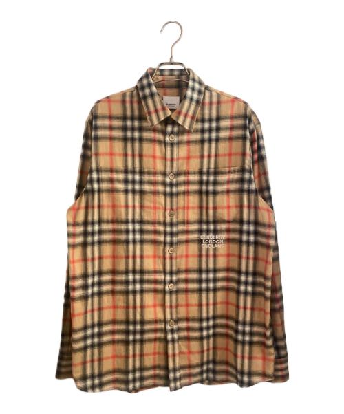 BURBERRY LONDON（バーバリーロンドン）BURBERRY LONDON (バーバリーロンドン) ノバチェックシャツ ベージュ サイズ:SPの古着・服飾アイテム