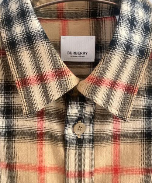 BURBERRY LONDON（バーバリーロンドン）BURBERRY LONDON (バーバリーロンドン) ノバチェックシャツ ベージュ サイズ:SPの古着・服飾アイテム