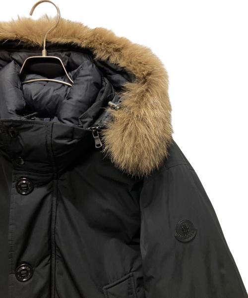 MONCLER（モンクレール）MONCLER (モンクレール) RIVER GIUBBOTTO /リバー /フーデットダウンジャケット/ ダウンコート ブラック サイズ:3の古着・服飾アイテム