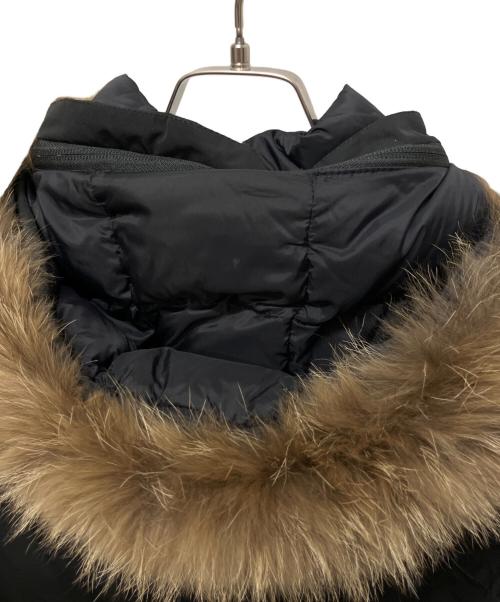 MONCLER（モンクレール）MONCLER (モンクレール) RIVER GIUBBOTTO /リバー /フーデットダウンジャケット/ ダウンコート ブラック サイズ:3の古着・服飾アイテム