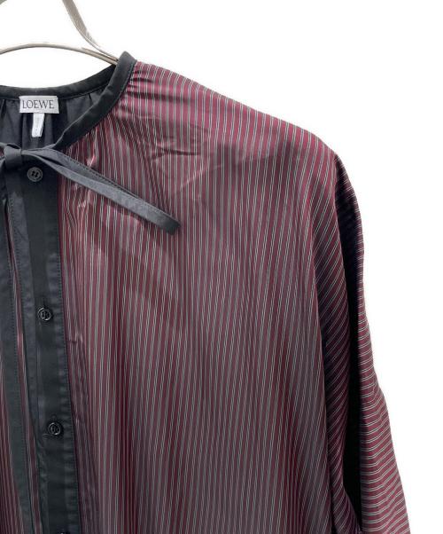 LOEWE（ロエベ）LOEWE (ロエベ) 半袖ワンピース ボルドー サイズ:32の古着・服飾アイテム