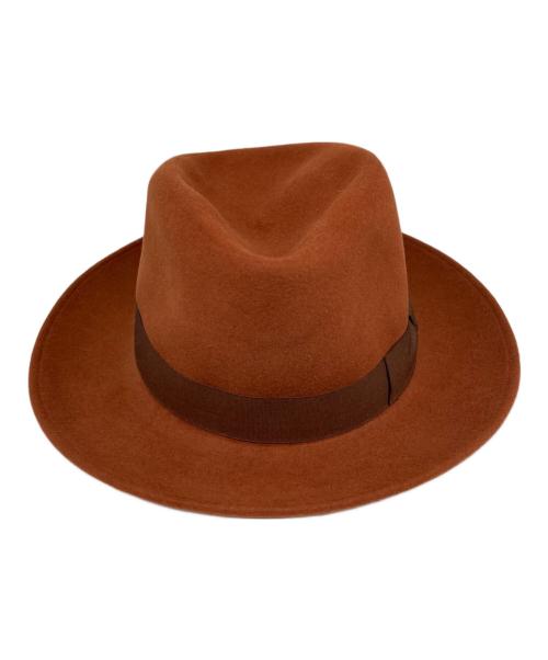 HERMES（エルメス）HERMES (エルメス) ウールハット ブラウンの古着・服飾アイテム