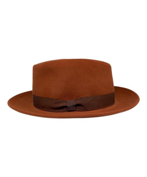 HERMES（エルメス）HERMES (エルメス) ウールハット ブラウンの古着・服飾アイテム