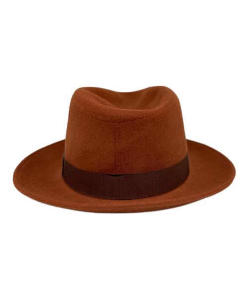 HERMES（エルメス）HERMES (エルメス) ウールハット ブラウンの古着・服飾アイテム