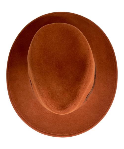 HERMES（エルメス）HERMES (エルメス) ウールハット ブラウンの古着・服飾アイテム