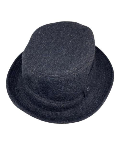 HERMES（エルメス）HERMES (エルメス) カシミヤ ハット ネイビー サイズ:58の古着・服飾アイテム