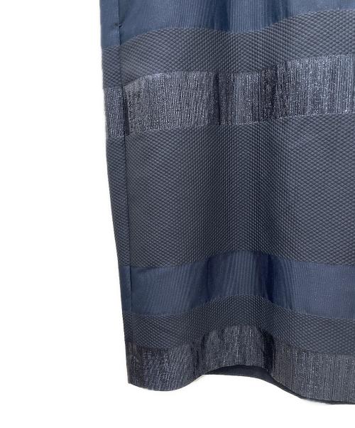 DRAWER（ドゥロワー）DRAWER (ドゥロワー) ボーダーコクーンワンピース/ノースリーブワンピース ネイビー サイズ:36の古着・服飾アイテム