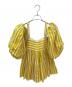 MYLAN (マイラン) Stripe 2 Way Sleeve Blouse イエロー サイズ:Free：22000円
