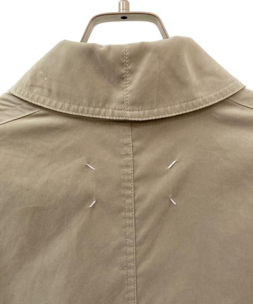 Maison Margiela（メゾンマルジェラ）Maison Margiela (メゾンマルジェラ) ピーチコットントレンチコート ベージュ サイズ:40の古着・服飾アイテム