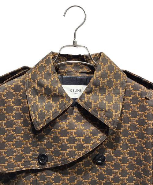 CELINE（セリーヌ）CELINE (セリーヌ) トレンチコート ダークブラウン サイズ:42の古着・服飾アイテム