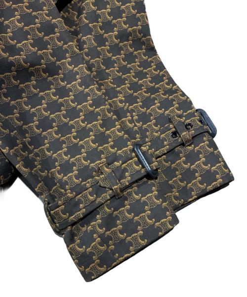 CELINE（セリーヌ）CELINE (セリーヌ) トレンチコート ダークブラウン サイズ:42の古着・服飾アイテム