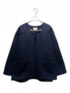 CELINEセリーヌ）の古着「ウールスモック」｜ネイビー