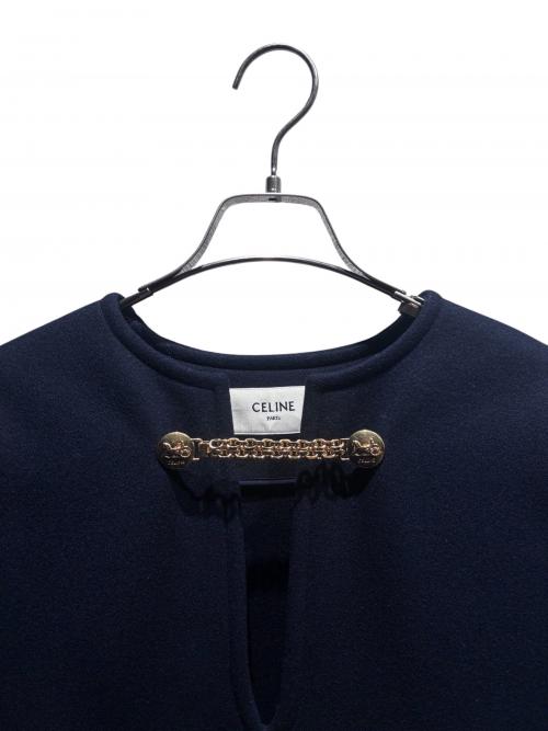 CELINE（セリーヌ）CELINE (セリーヌ) ウールスモック ネイビー サイズ:38の古着・服飾アイテム