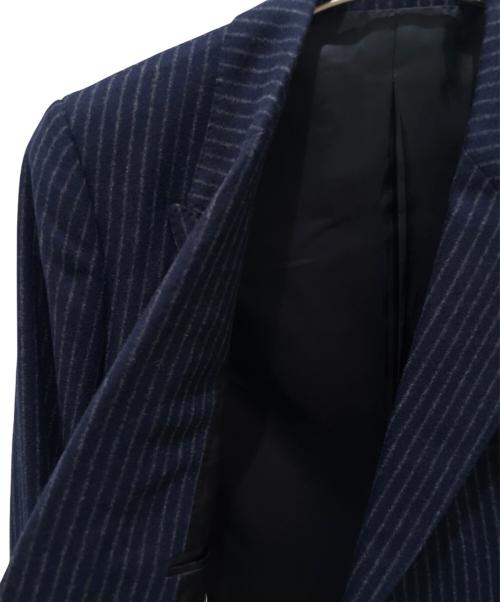 CELINE（セリーヌ）CELINE (セリーヌ) チョークストライプダブルブレストジャケット ネイビー サイズ:34の古着・服飾アイテム