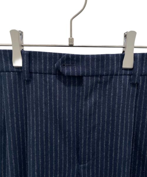 CELINE（セリーヌ）CELINE (セリーヌ) チョークストライプダブルブレストジャケット ネイビー サイズ:34の古着・服飾アイテム