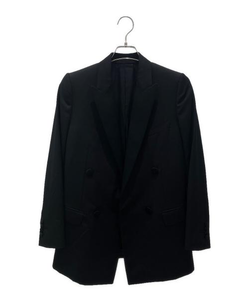 CELINE（セリーヌ）CELINE (セリーヌ) ダブルブレストロングタキシードブレザー 2V022659D ブラック サイズ:38の古着・服飾アイテム