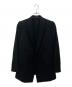 CELINE（セリーヌ）の古着「ダブルブレストロングタキシードブレザー 2V022659D」｜ブラック