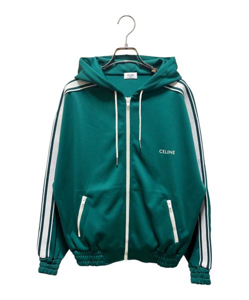 CELINE（セリーヌ）CELINE (セリーヌ) トラックジャケット グリーン サイズ:Sの古着・服飾アイテム