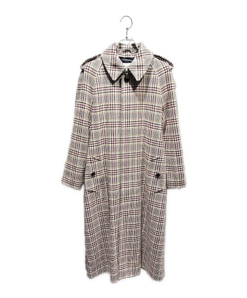 CELINE（セリーヌ）CELINE (セリーヌ) プリンスオブフェールズロングコート ベージュ サイズ:36の古着・服飾アイテム