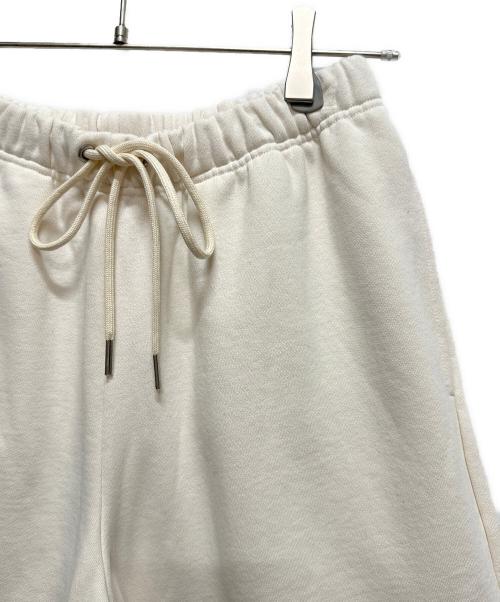 CELINE（セリーヌ）CELINE (セリーヌ) ロゴ刺繍スウェットショートパンツ　2Z063670Q.01CB アイボリー サイズ:Sの古着・服飾アイテム