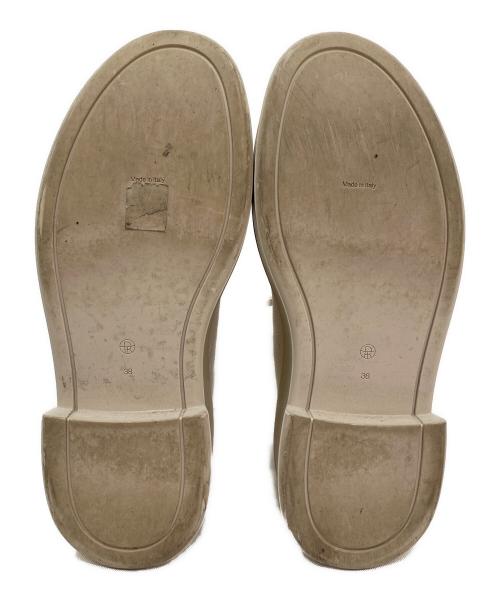 THE ROW（ザ ロウ）THE ROW (ザ ロウ) ZIPPED BOOT アイボリー サイズ:38の古着・服飾アイテム