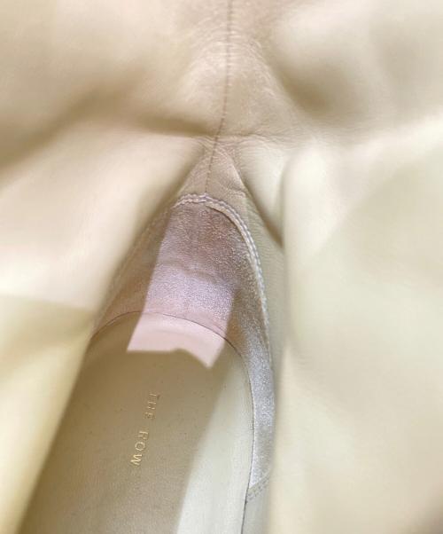 THE ROW（ザ ロウ）THE ROW (ザ ロウ) ZIPPED BOOT アイボリー サイズ:38の古着・服飾アイテム