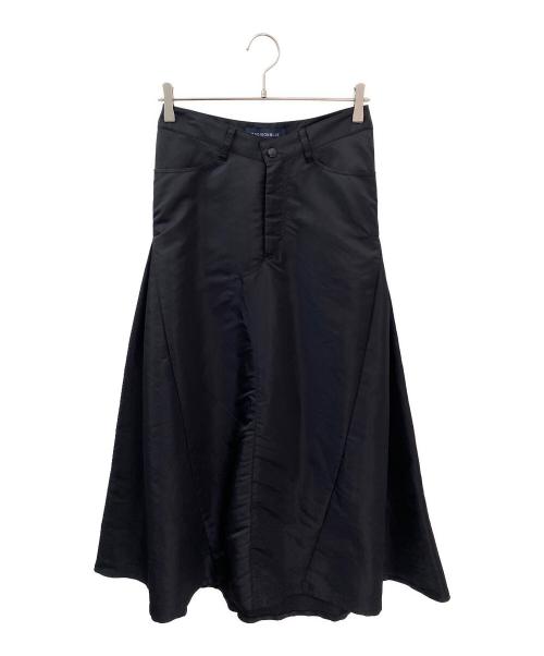 MADISON BLUE（マディソンブルー）MADISON BLUE (マディソンブルー) ナイロンロングスカート ブラック サイズ:01（S）の古着・服飾アイテム