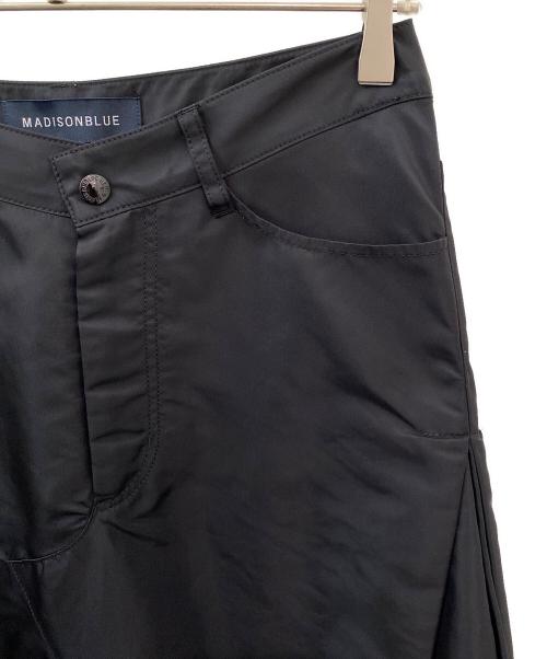 MADISON BLUE（マディソンブルー）MADISON BLUE (マディソンブルー) ナイロンロングスカート ブラック サイズ:01（S）の古着・服飾アイテム