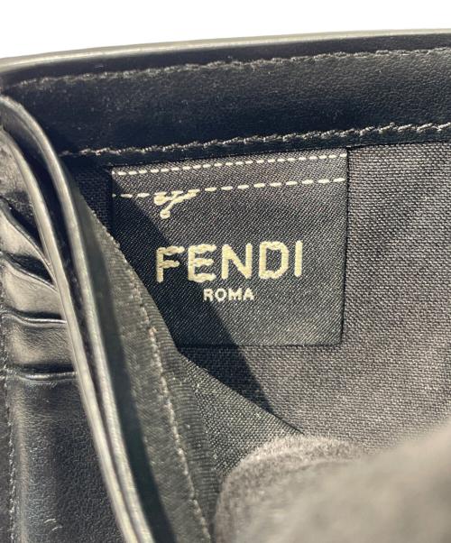 FENDI（フェンディ）FENDI (フェンディ) 2つ折り財布 ブラック サイズ:二つ折り財布の古着・服飾アイテム